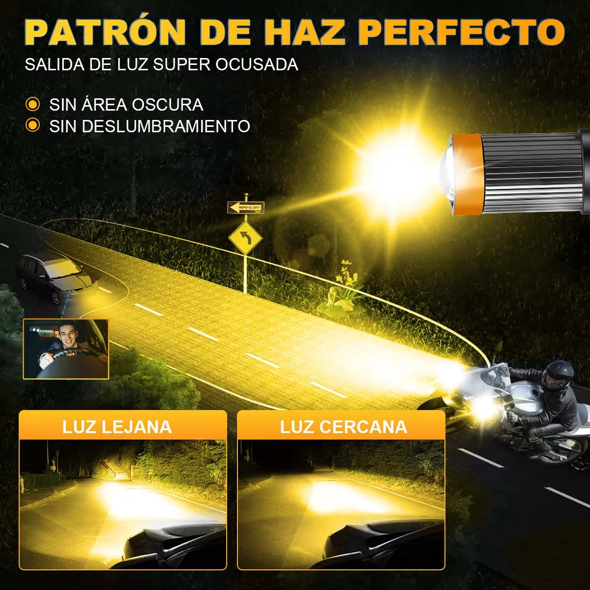 Pampsee LED Fog & Headlight Bulbs H7 H11 9005 9006 – 2-Pack