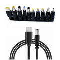 10-Piece USB-C to DC Power Adapter Set – 100W PD Fast Charge