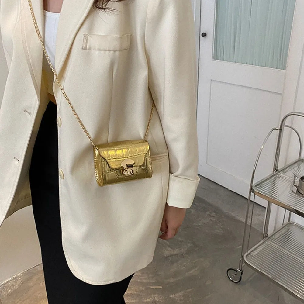 Mini Crossbody Shoulder Bag Women – Trendy Baguette Style