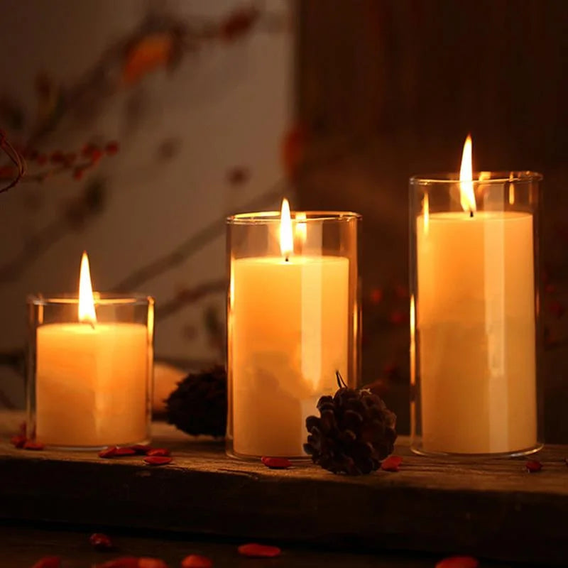 Transparent Glass Votive Candle Holder – Wedding & Home Décor