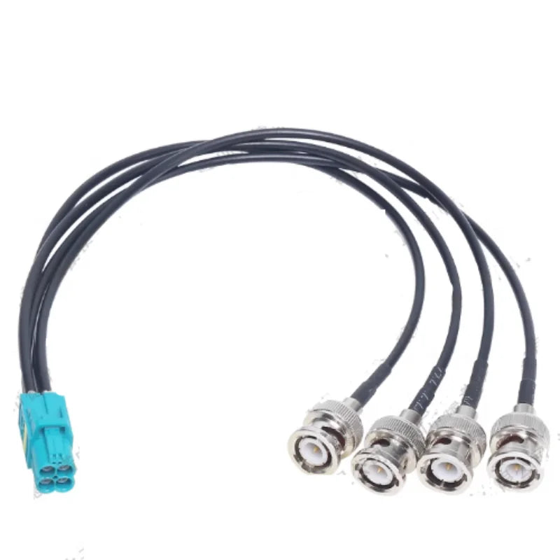 Rosen Mini-Fakra 4-in-1 to BNC Male Wire Harness RG174