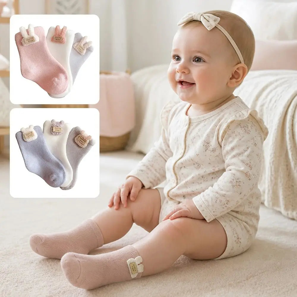 Thickened Cotton Terry Baby Socks – Warm Infant Socks
