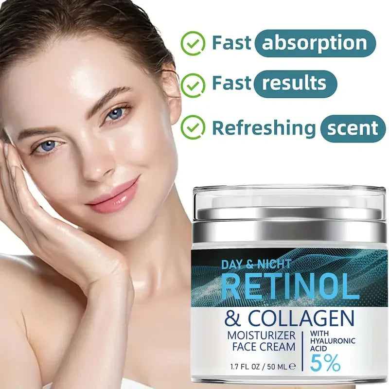 ENVISHA Retinol Collagen Cream – Anti-Aging Face Moisturizer