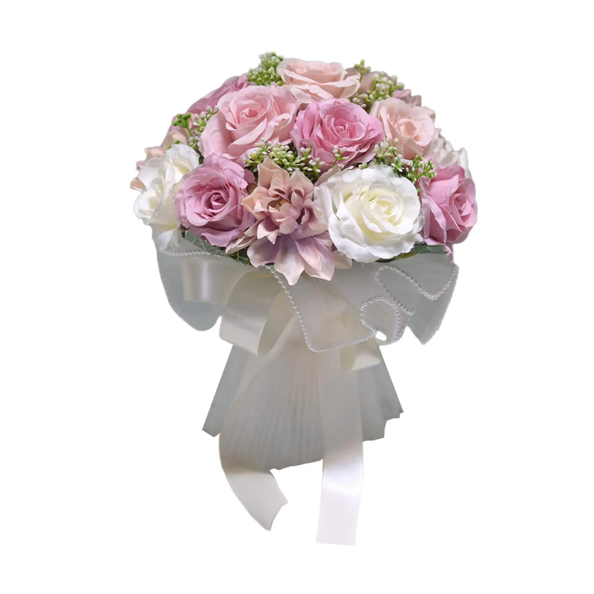 Silk Rose Bridal Bouquet – Wedding & Anniversary Floral Décor