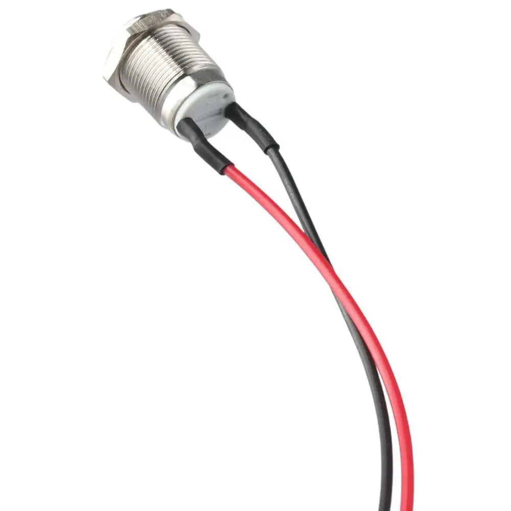 12mm Momentary Push Button Switch – IP65 Waterproof Pre-Wired