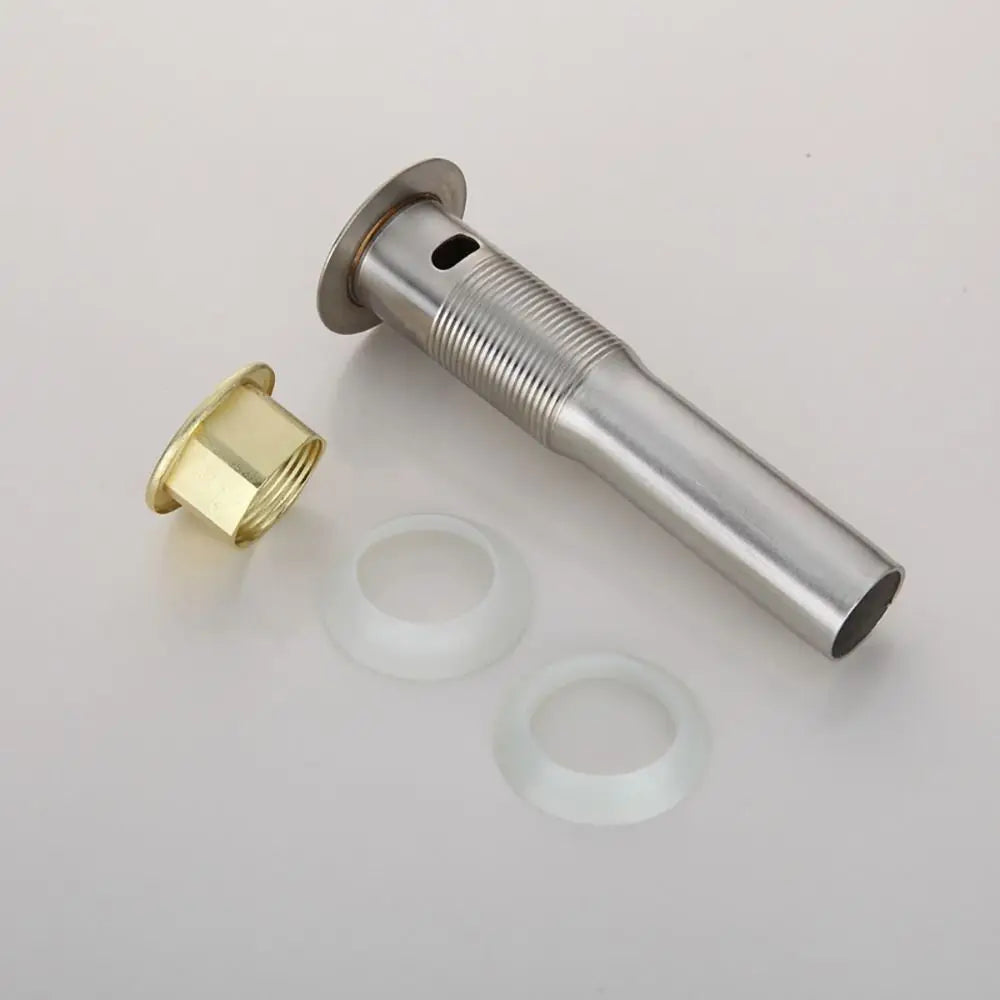 Brass Pop-Up Bathroom Sink Drain Stop & Strainer Plug