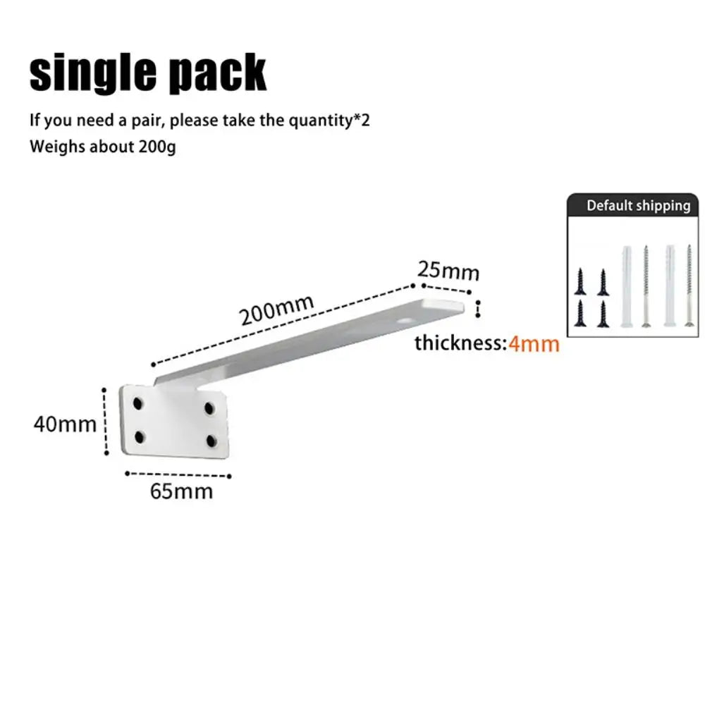 Invisible Floating Shelf Brackets – Heavy-Duty L Wall Mount