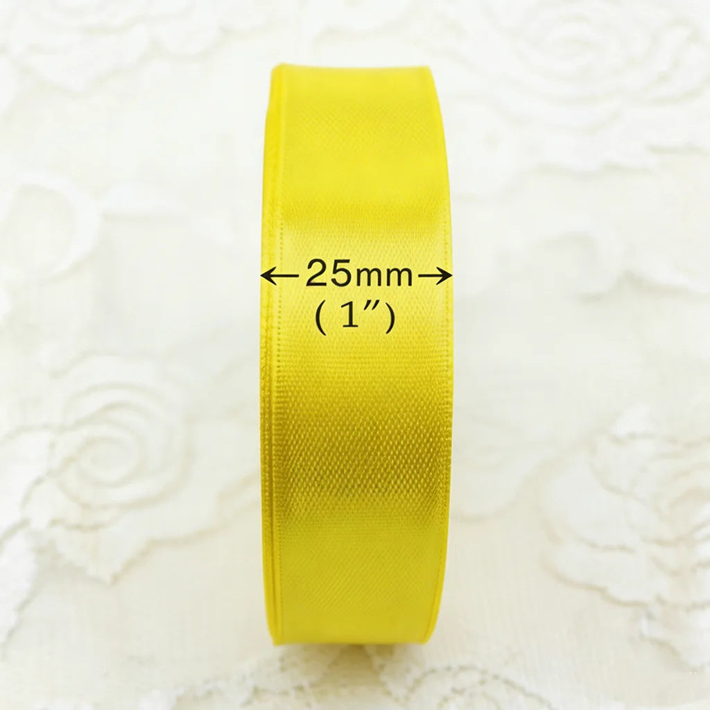 2-Pack 1" Single Face Satin Ribbon – Gift & Christmas Decor