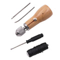 DIY Leather Hand Stitcher – Waxed Thread Edge Sewing Tool