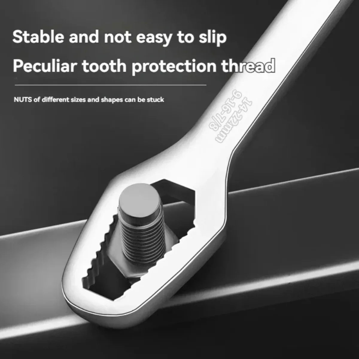 3–17mm Adjustable Double-Head Torx Wrench | Universal Spanner