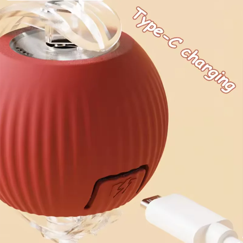 Automatic Rolling Ball Cat Toy – USB Rechargeable Interactive