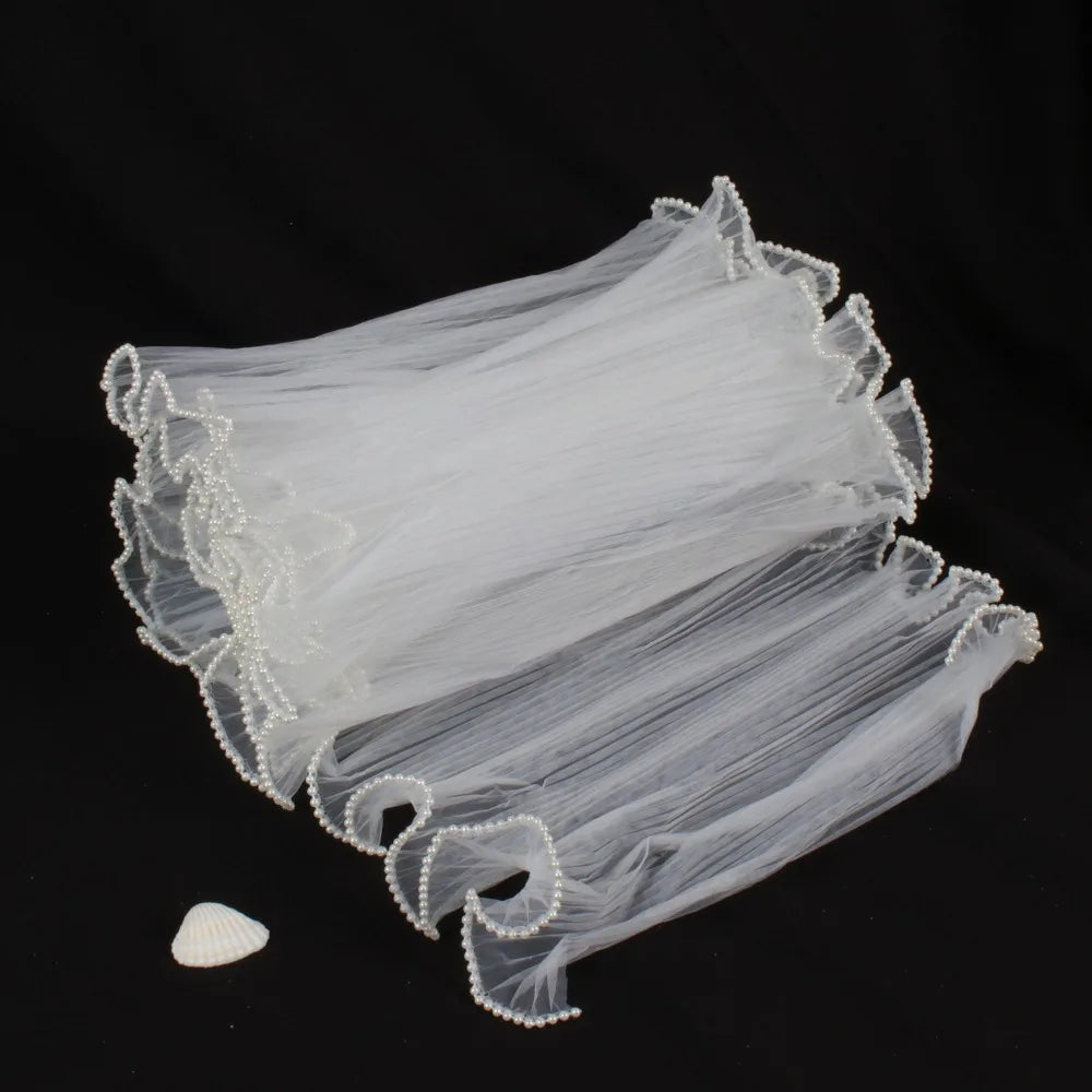 Pearl Lace Mesh Flower Wrapping Roll 28cm x 4 Yards