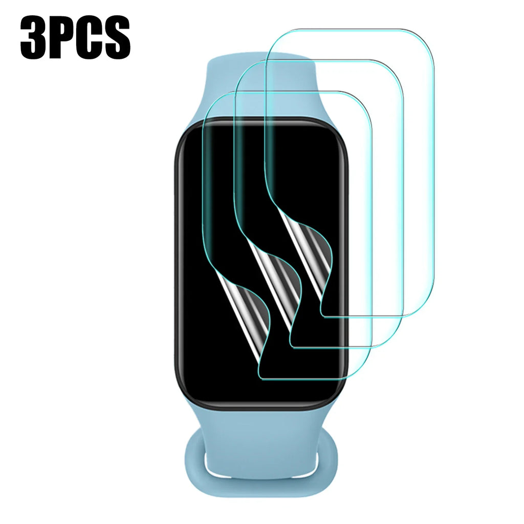 Hydrogel Screen Protector for Xiaomi Mi Band 9 Active – 3-Pack