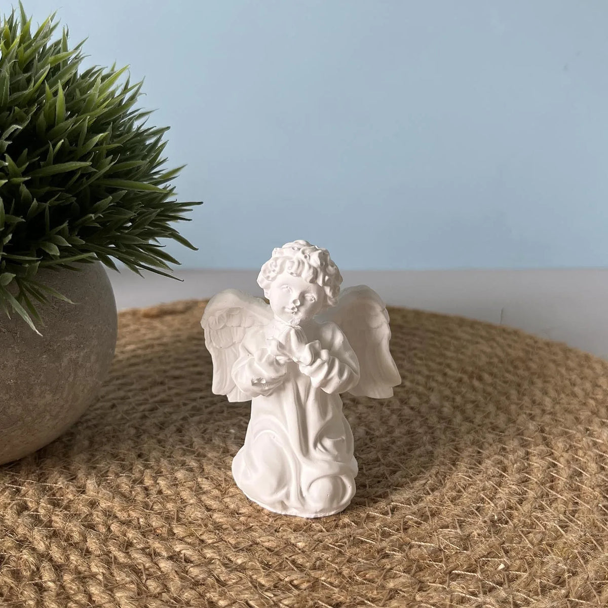 Silicone Virgin Mary Angel Mold for Candle & Plaster Craft