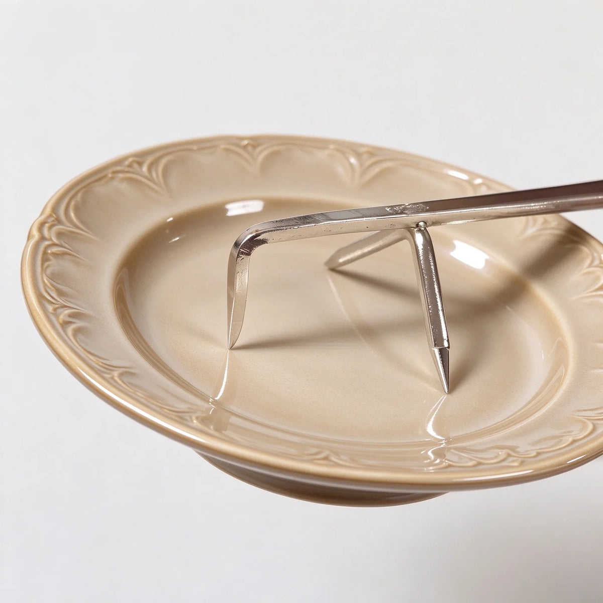 Stainless Steel Pottery Glaze Dipping Tongs | Ceramic Clamp