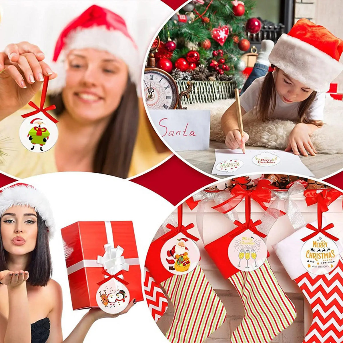 30-Pack Blank Clear Acrylic Christmas Ornaments – 3" DIY Discs