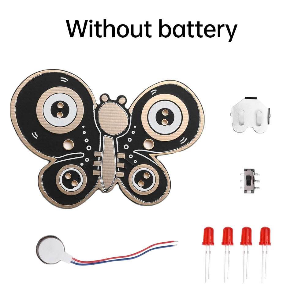 Ladybug Soldering DIY Kit – LED Light & Motor Module