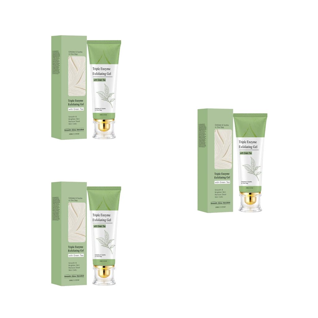Triple Enzyme Green Tea Exfoliating Face Peel Gel | Brightening