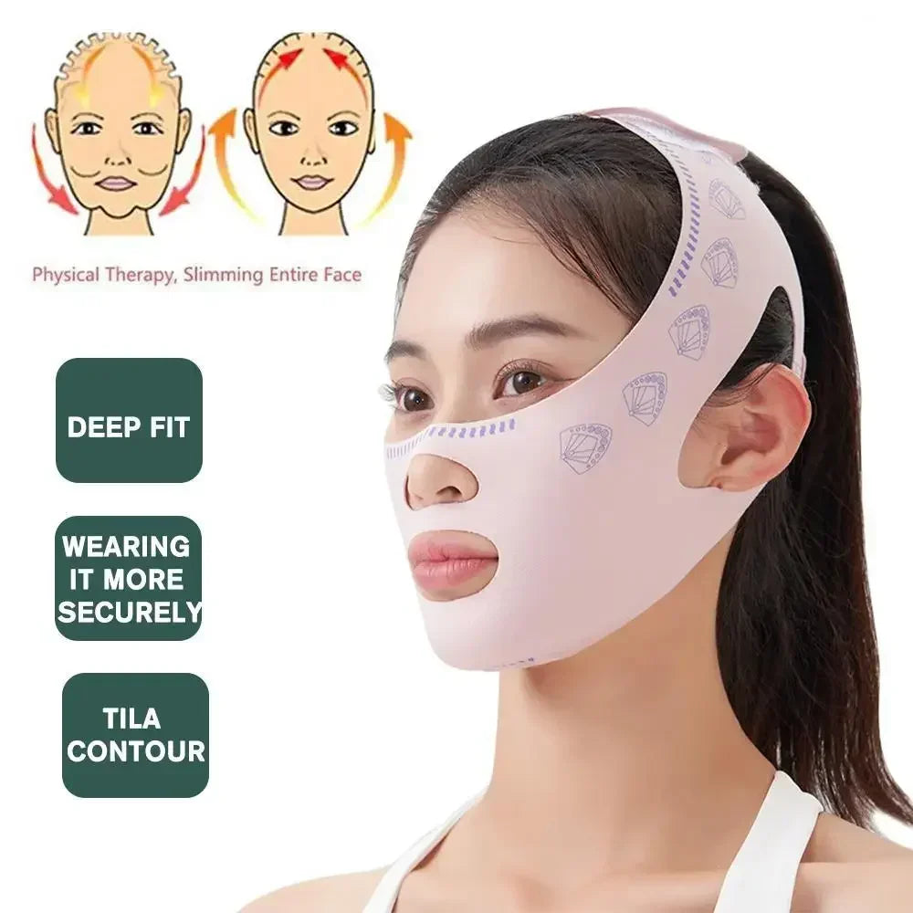 V-Line Face Lifting Mask – Chin & Cheek Contouring Strap