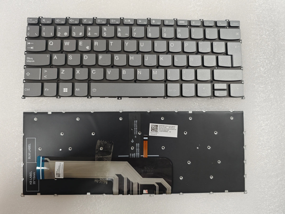 Spanish Backlit Keyboard – Lenovo IdeaPad Flex 5-14 & ThinkBook 14