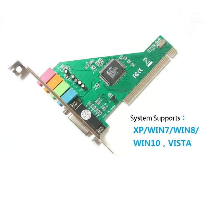OULLX 4.1 PCI Sound Card 8738 Audio Adapter for Desktop PC