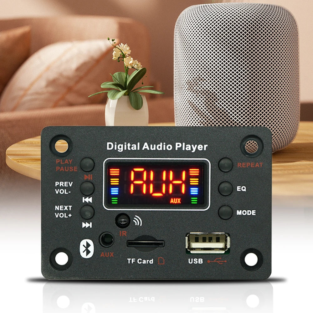 Bluetooth 5.0 MP3 Decoder Amplifier Board 2×40W DC7-20V