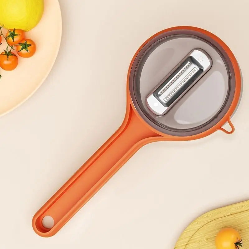 Fruit Vegetable Peeler with Built-In Storage Bucket
