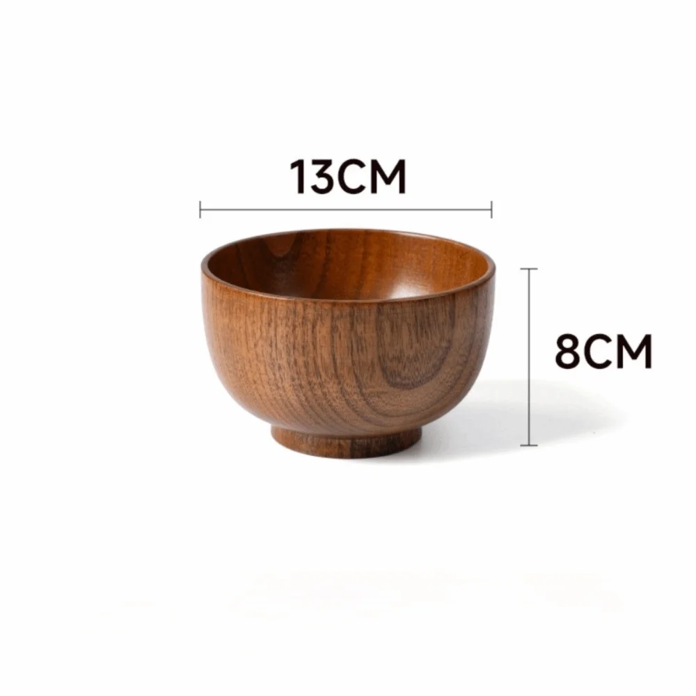 Japanese Handmade Wooden Bowl – Soup, Salad & Kitchen