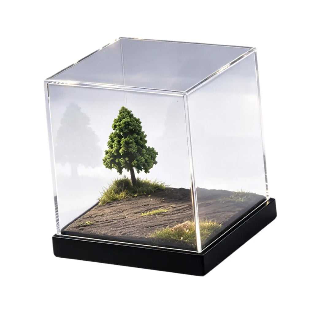 Clear Acrylic Display Case – 1/64 Collectible Storage Cube