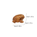 Wooden Frog Guiro Rasp – Handcrafted Percussion Instrument & Decor