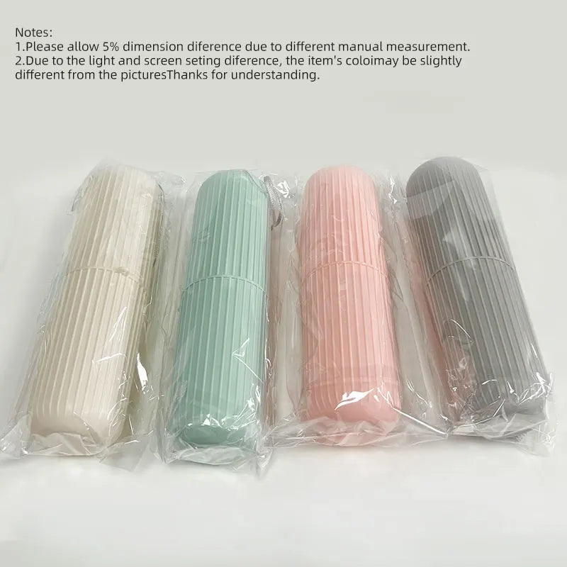 Portable Toothbrush & Toothpaste Travel Case – Leak-Proof