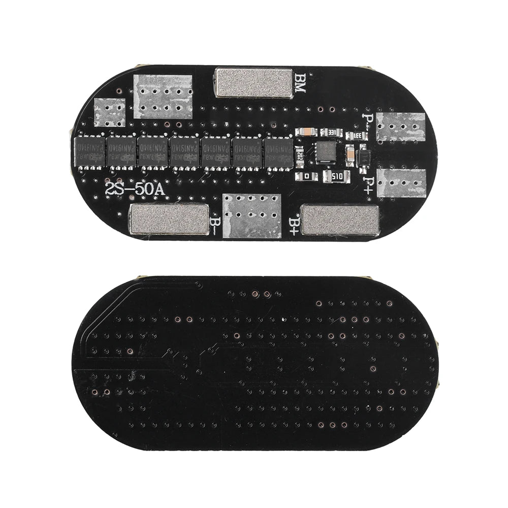 2S 50A 3.7V Lithium Battery BMS Protection Board – 21700
