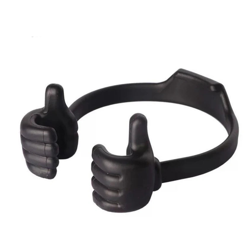 Thumbs-Up Phone Stand | Flexible Plastic Tablet & Phone Mount