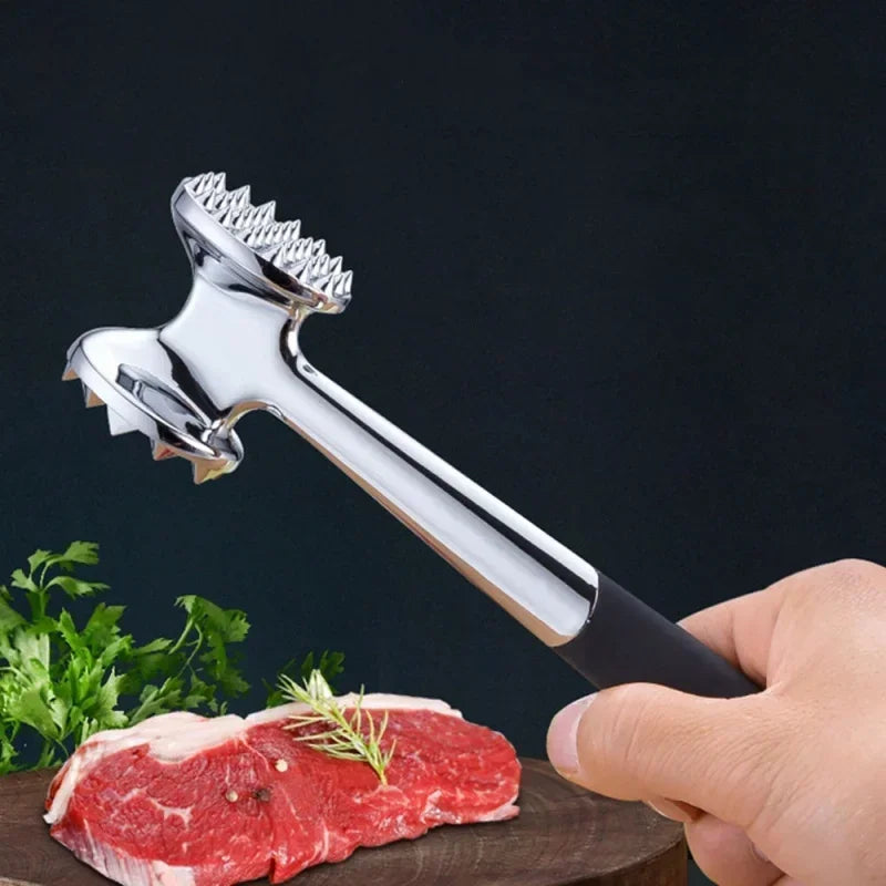 Double-Sided Meat Tenderizer Hammer – Zinc Alloy Mallet