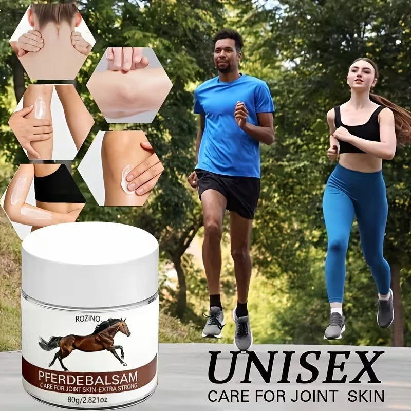 ROZINO Horse Oil Body Cream 80g – Ginger, Chamomile & Hyaluronic Acid