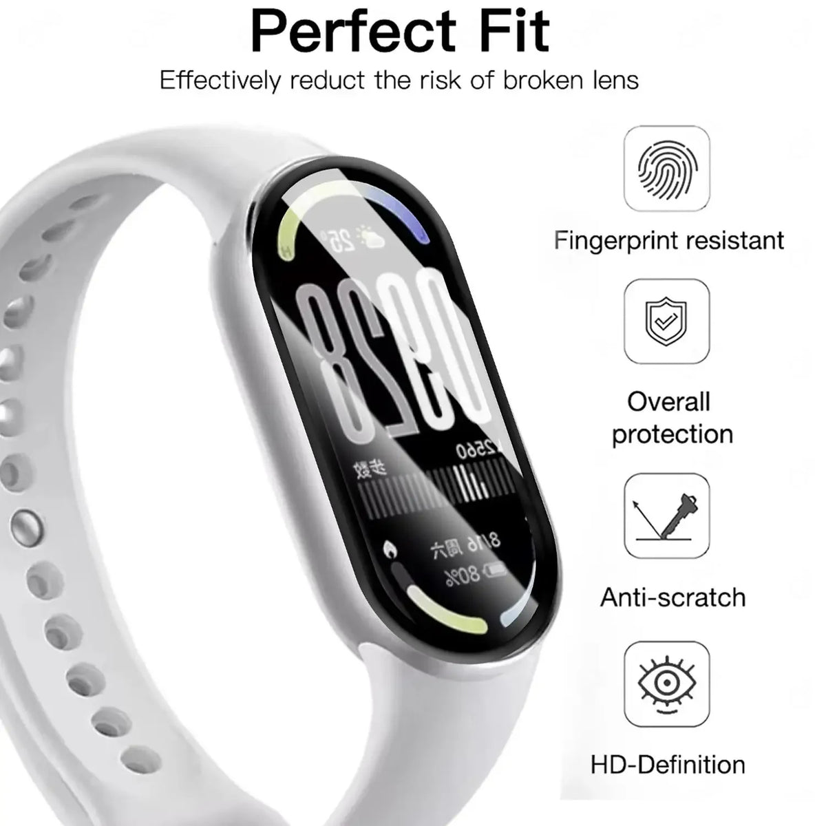 3D Curved Screen Protector for Xiaomi Mi Band 11 – Anti-Scratch