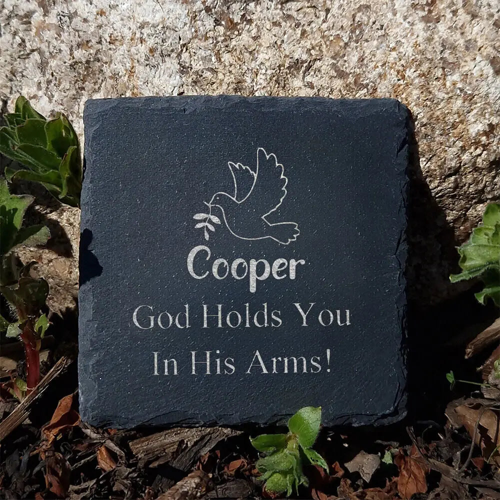 Personalized Dog Memorial Garden Stone – Custom Pet Marker