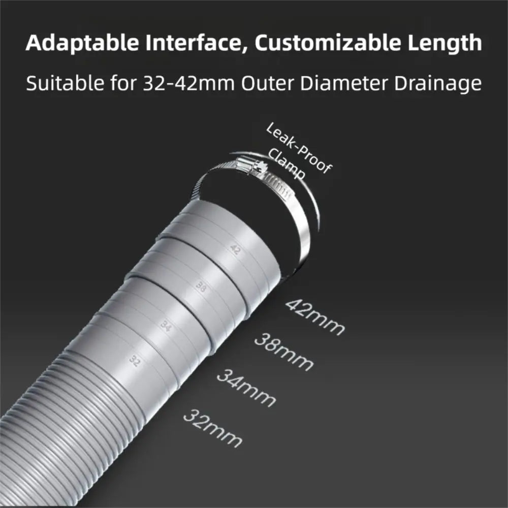 EVA Flexible Washing Machine Drain Hose – 1m to 5m Lengths