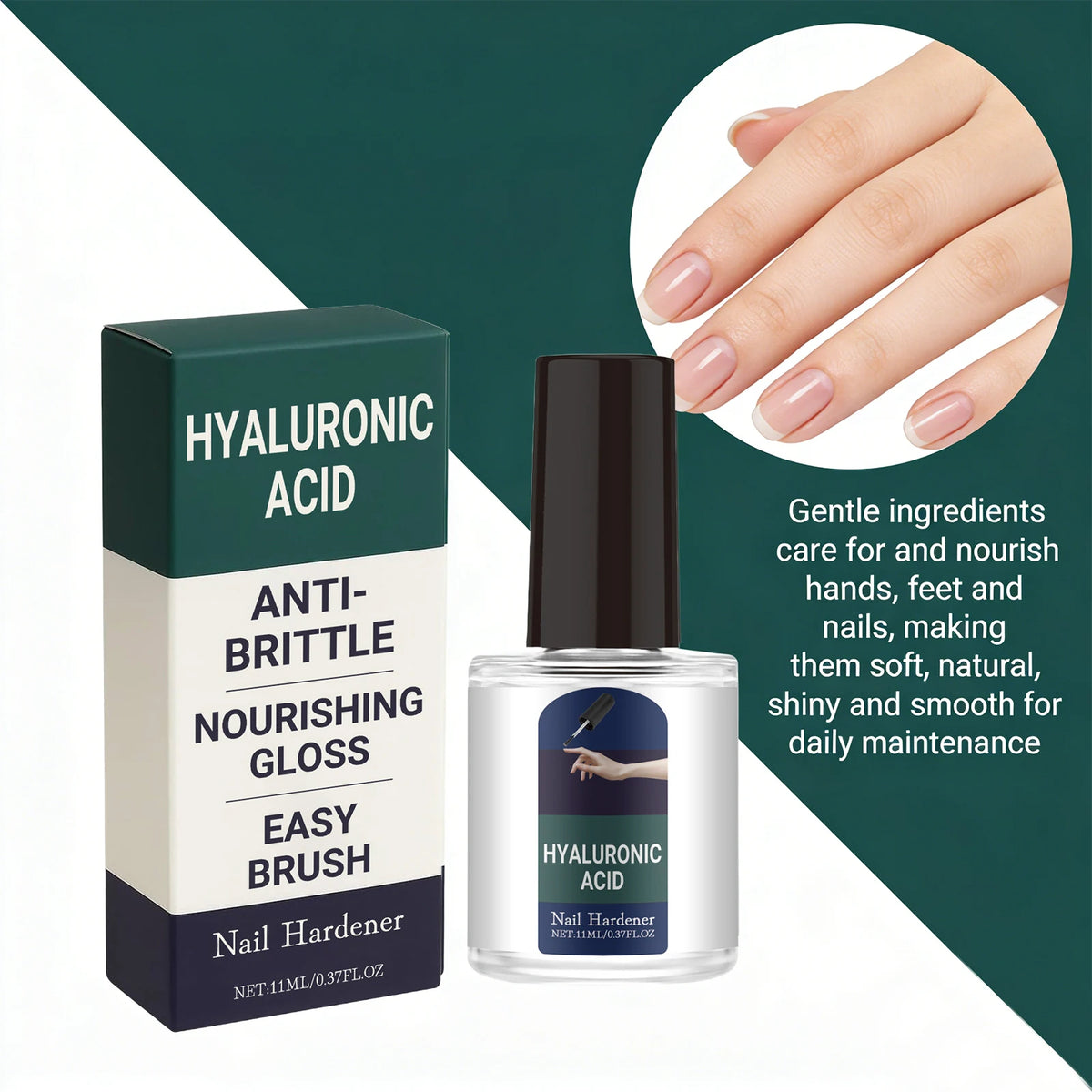 Nail Serum & Cuticle Oil | Hyaluronic Acid Nail Treatment