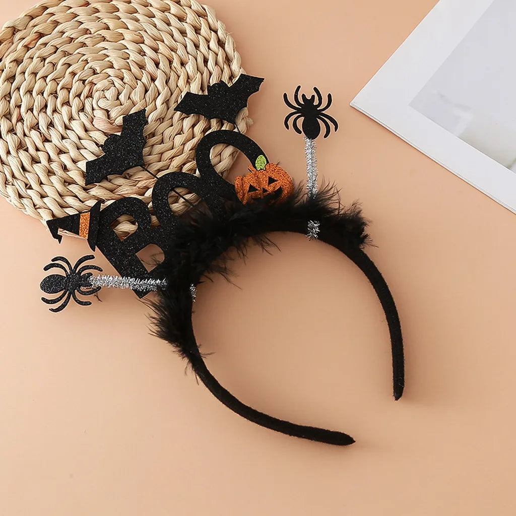 Halloween Headband – Ghost, Bat & Pumpkin Hair Accessory