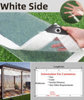 PEVA Transparent Waterproof Tarp | Garden Greenhouse Wind Shelter