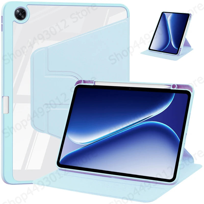 OnePlus Pad Go 2 Case 2025 – 360° Stand & Pencil Holder