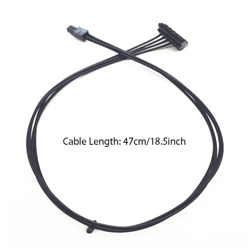 Mini 4-Pin to SATA Power Cable Adapter | Single & Dual SATA