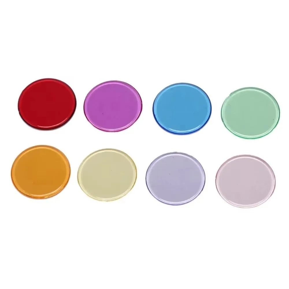 100-Piece Colorful Counting Chips – Math Learning & Game Tokens