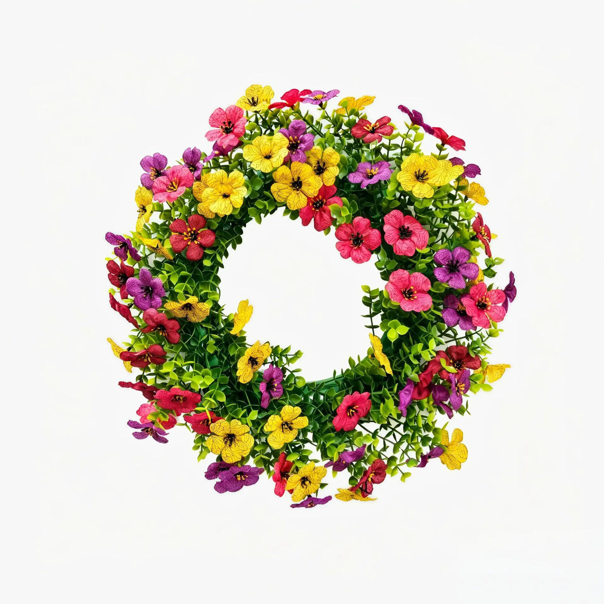 Violet Eucalyptus Wreath – Spring & Summer Door Decor