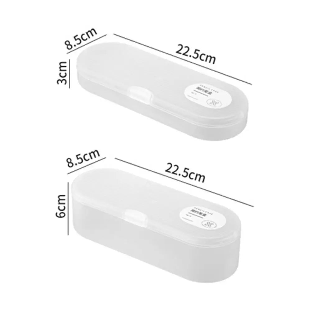 Transparent Stackable Pencil Case | Large Capacity Plastic Pen Box