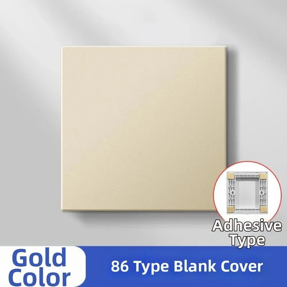 86-Type Self-Adhesive Wall Hole Cover Plate – 4 Colors