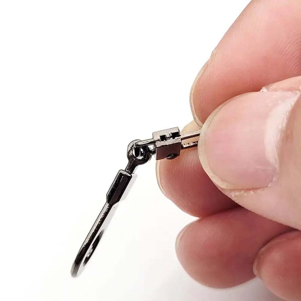5-Pack Metal Zipper Sliders – DIY Bag & Purse Repair Kit