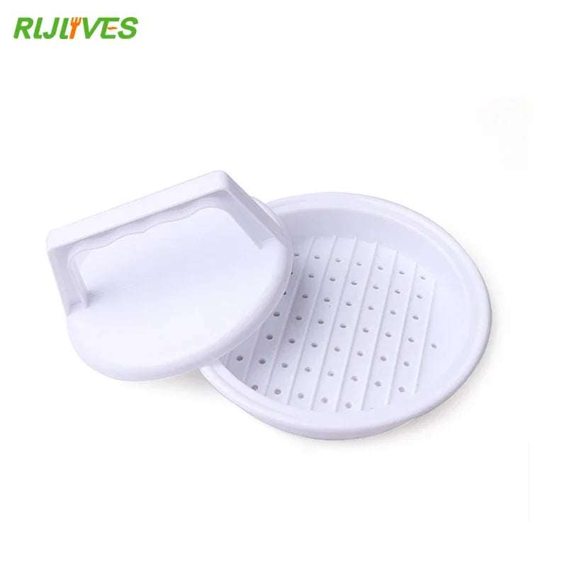 DIY Burger Patty Maker – Food-Grade Plastic Hamburger Press Mold
