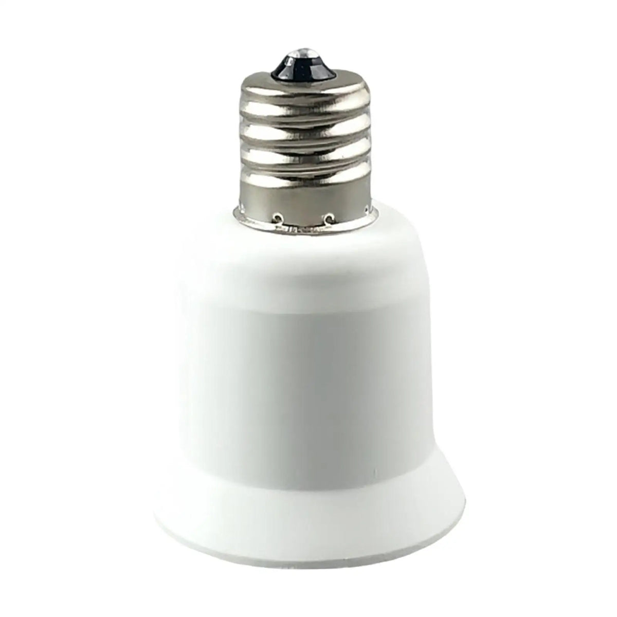 E17 to E27 Metal Bulb Socket Adapter 3-Pack | Lamp Base Converter